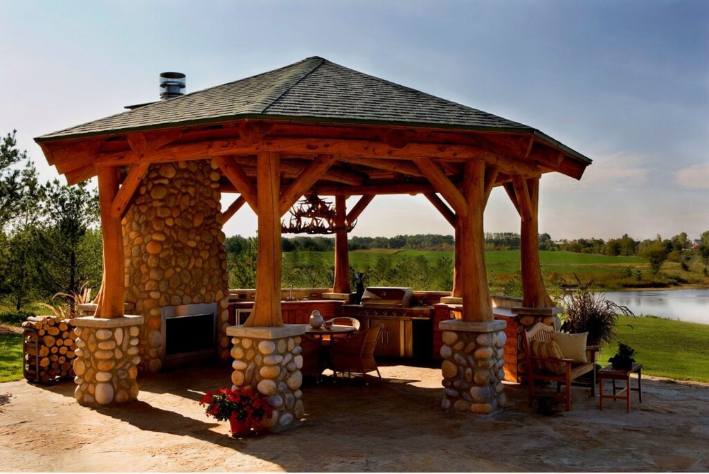 log gazebo