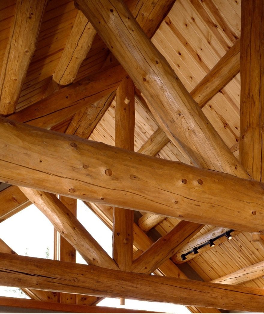 Log trusses